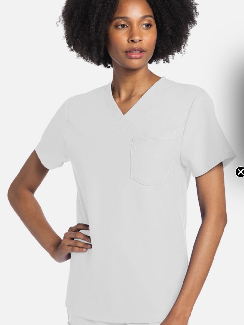Cherokee Women's White Scrub Set